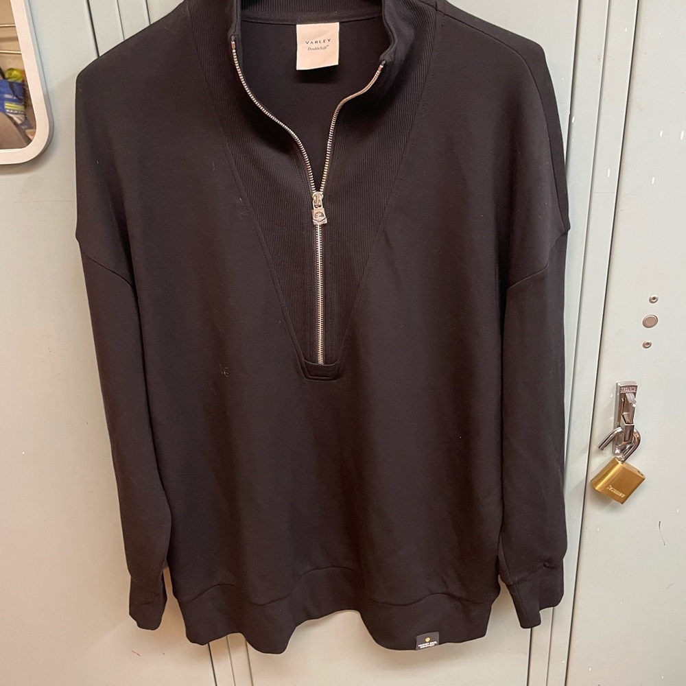 Varley Ribbed Black Zip-Up Jacket - Picture 2 of 7